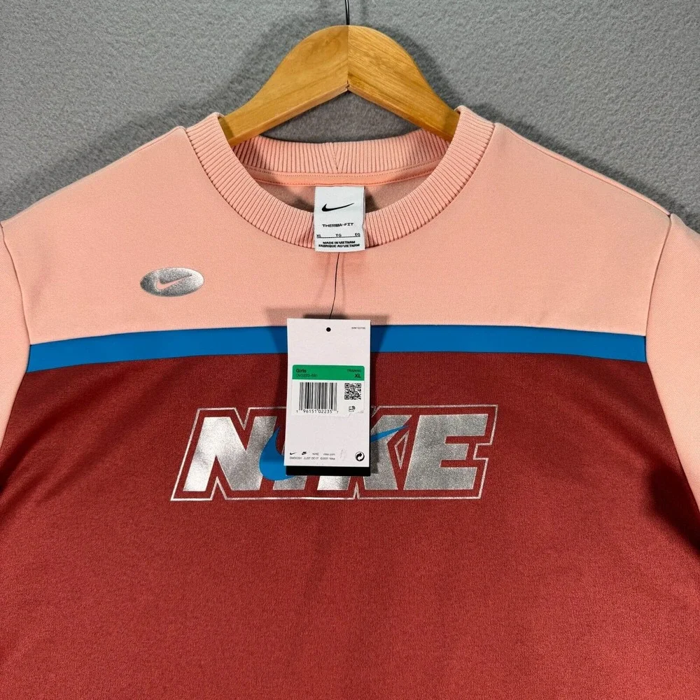 Nike Therma-Fit Sweatshirt Youth Girls XL Icon‎ Clash Training Sports DV3223-691
